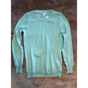 NWT Old Navy Sweater Girls Size Small Green long sleeve pull-over